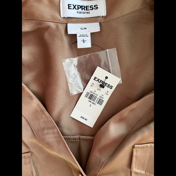 โจ HP โจ Satin โจ Boyfriend Portofino Shirt (Read Description) โจ - Picture 10 of 12